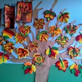 украшено јесење дрво